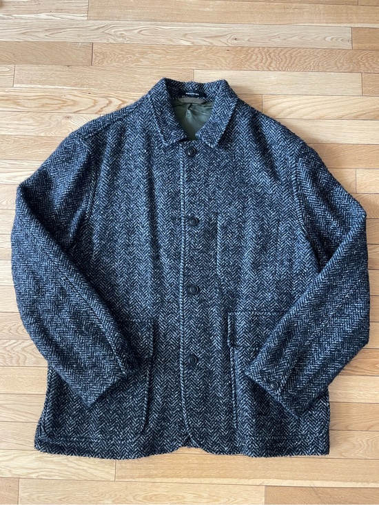 Todd Snyder Other - Todd Snyder Italian Wool Walking Jacket in Charcoal Herringbone
